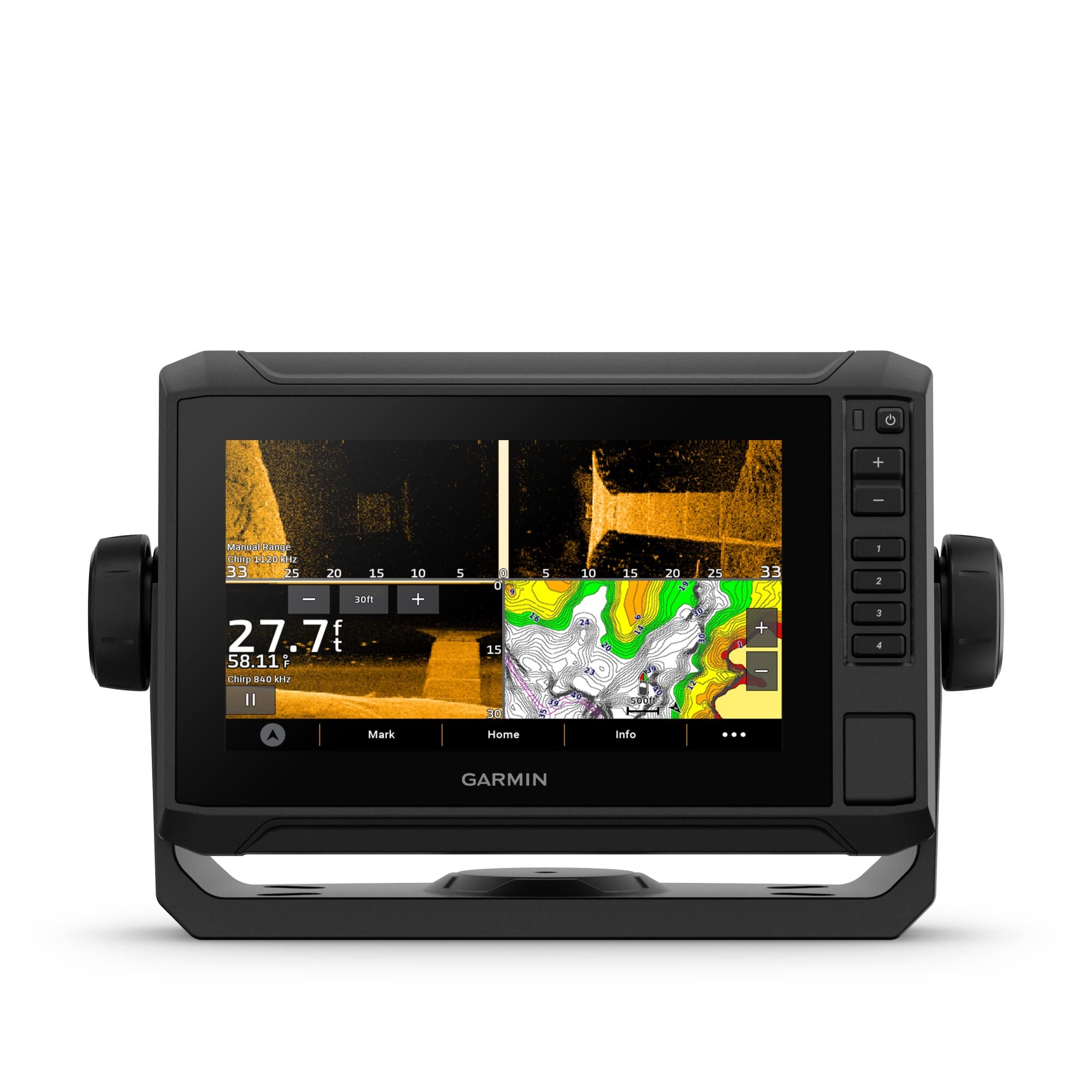 Garmin魚探ECHOMAPPLUS74sv80-160kHzCV51M-TM Amazon.com: Garmin ECHOMAP UHD2 74sv Without Transducer, 7
